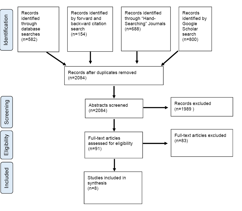 Visual Representation of Phase 2 Literature Review Process