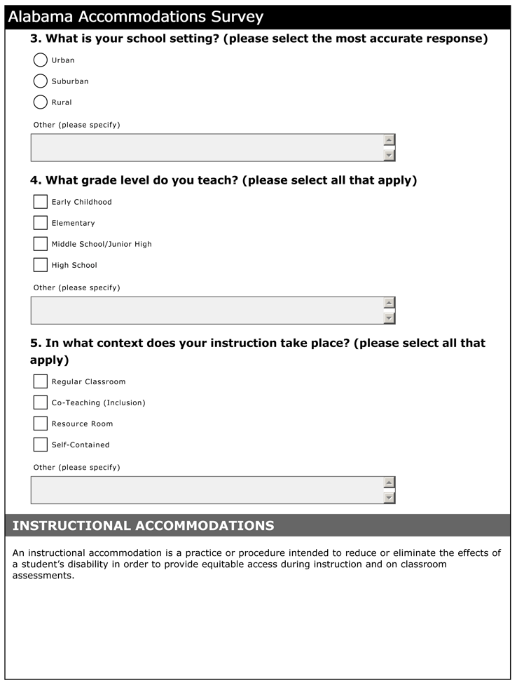 Images of Survey Pages