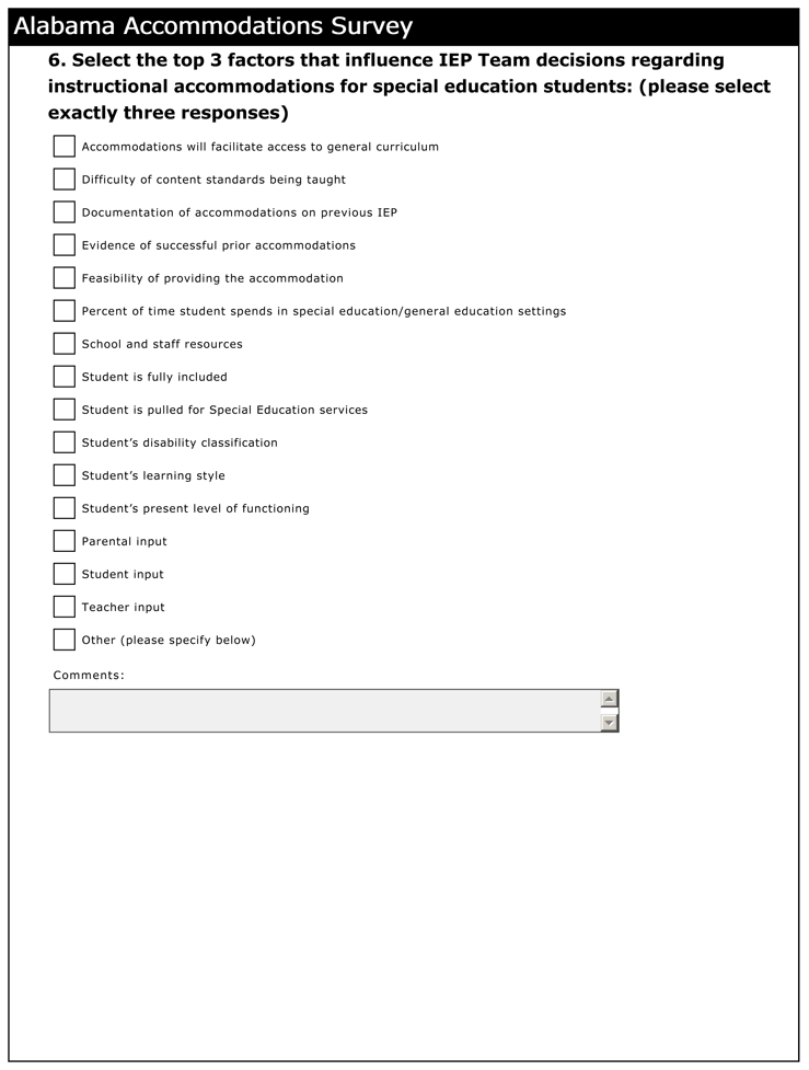 Images of Survey Pages